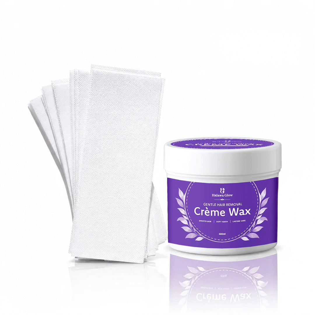Halawa Glow Creme Wax + Strip Pack
